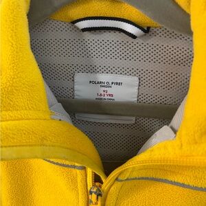 Polarn O. Pyret Bright Yellow Fleece Jacket